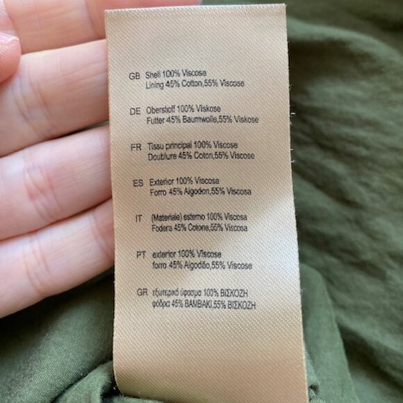 Scotch & Soda Green Ruffle Tiered Dress - Picture 9 of 11